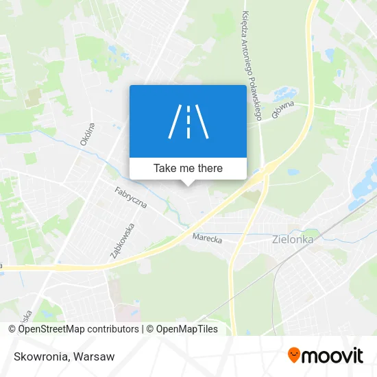 Карта Skowronia