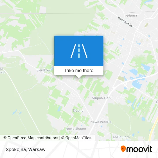 Карта Spokojna
