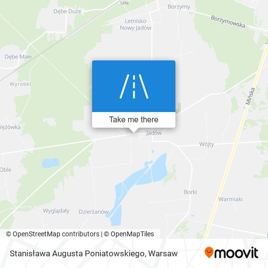 Stanisława Augusta Poniatowskiego map