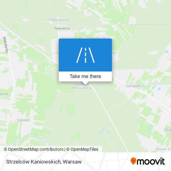 Карта Strzelców Kaniowskich