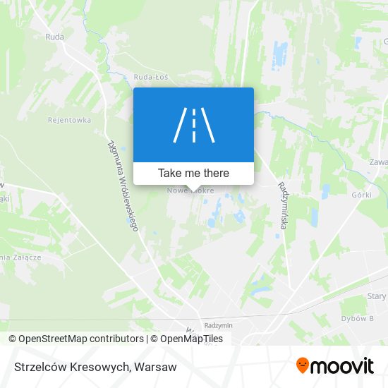 Карта Strzelców Kresowych