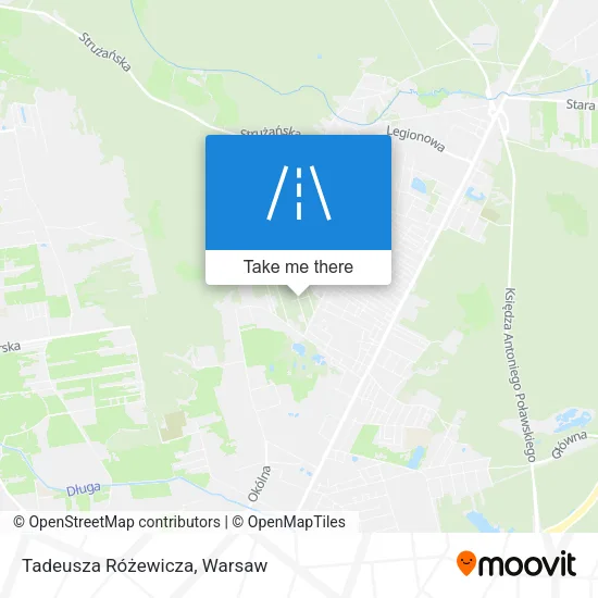 Карта Tadeusza Różewicza