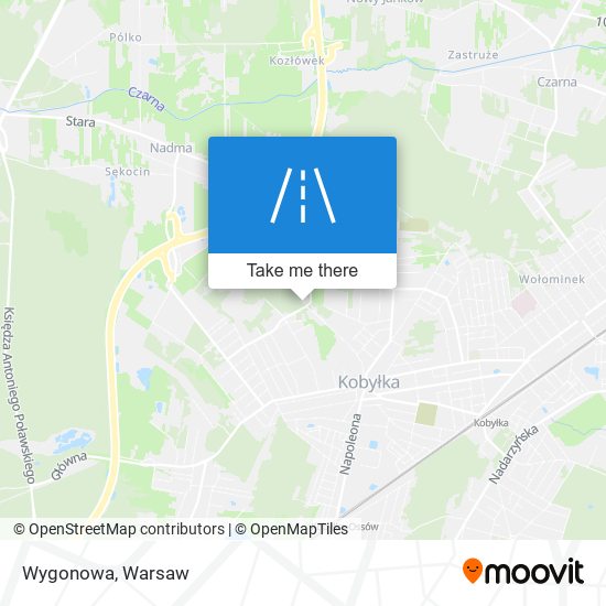 Wygonowa map