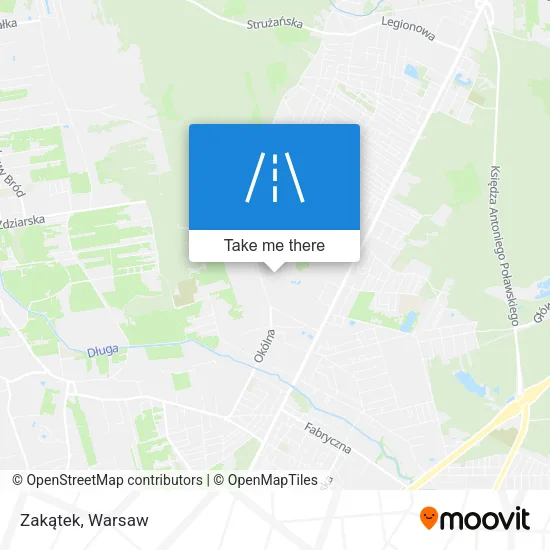 Карта Zakątek
