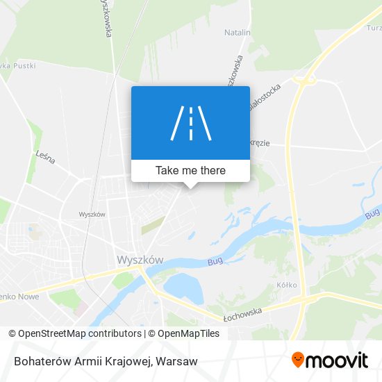 Bohaterów Armii Krajowej map