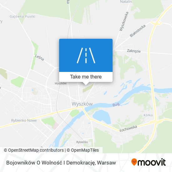 Bojowników O Wolność I Demokrację map