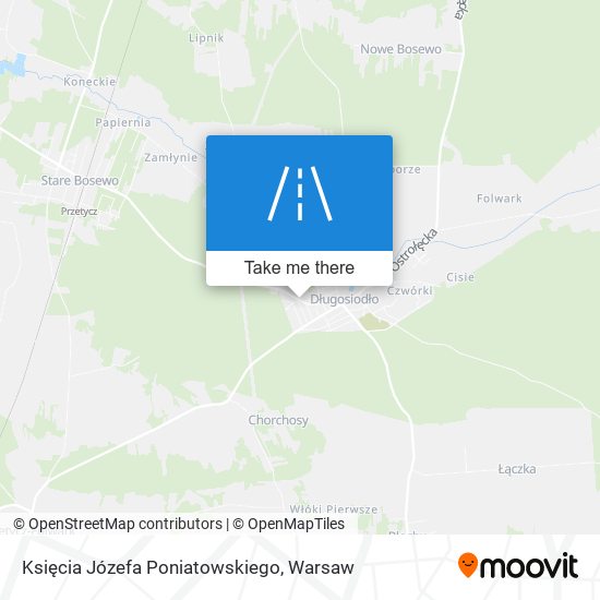 Księcia Józefa Poniatowskiego map