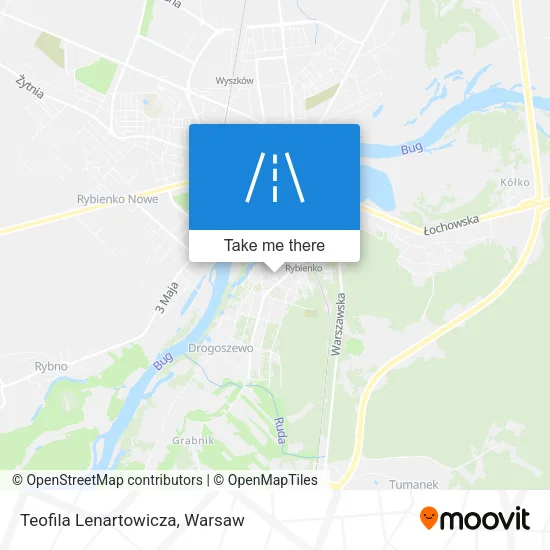 Карта Teofila Lenartowicza