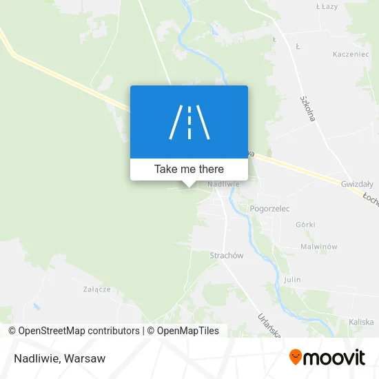 Карта Nadliwie