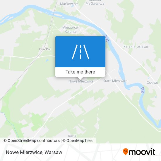 Nowe Mierzwice map