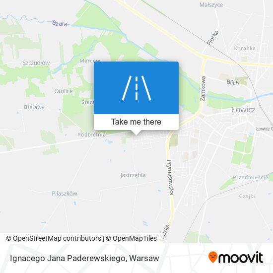 Ignacego Jana Paderewskiego map