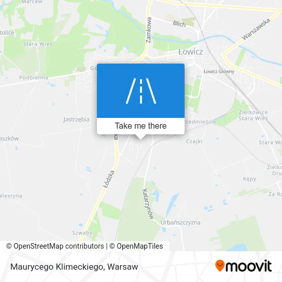 Карта Maurycego Klimeckiego
