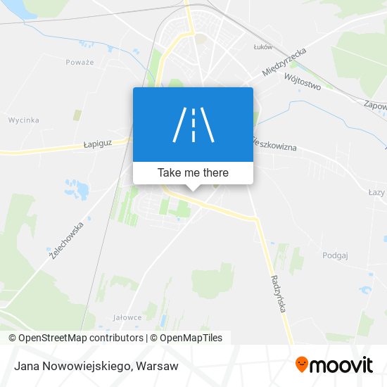 Jana Nowowiejskiego map