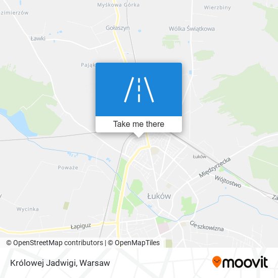 Królowej Jadwigi map