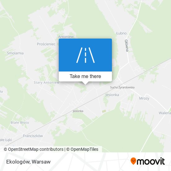 Ekologów map