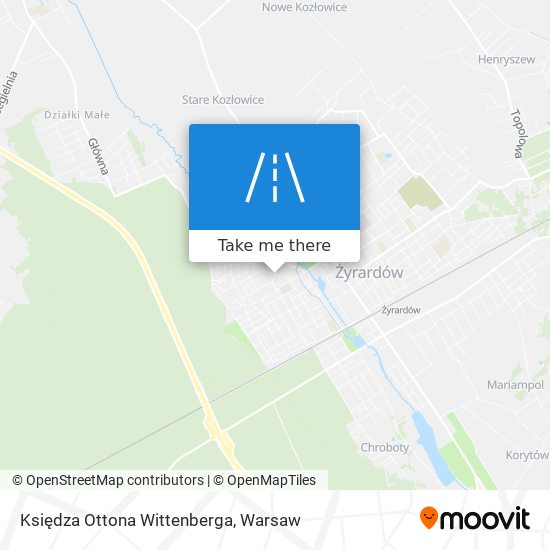 Księdza Ottona Wittenberga map