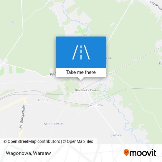 Wagonowa map