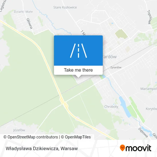 Карта Władysława Dzikiewicza