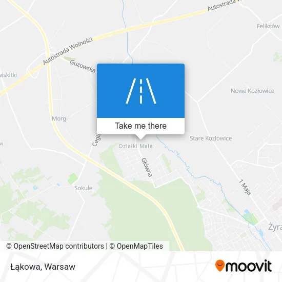 Карта Łąkowa