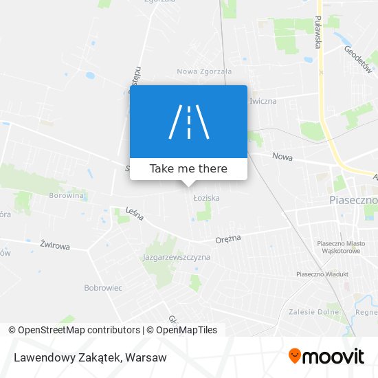 Lawendowy Zakątek map