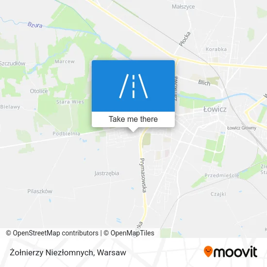 Карта Żołnierzy Niezłomnych