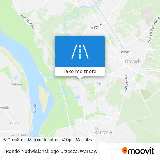 Rondo Nadwiślańskiego Urzecza map