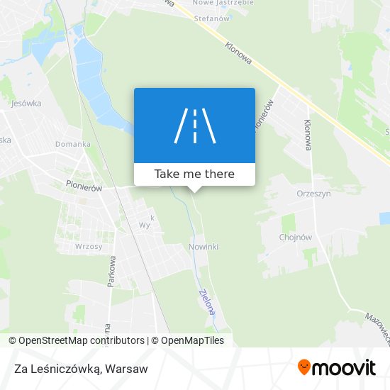 Za Leśniczówką map