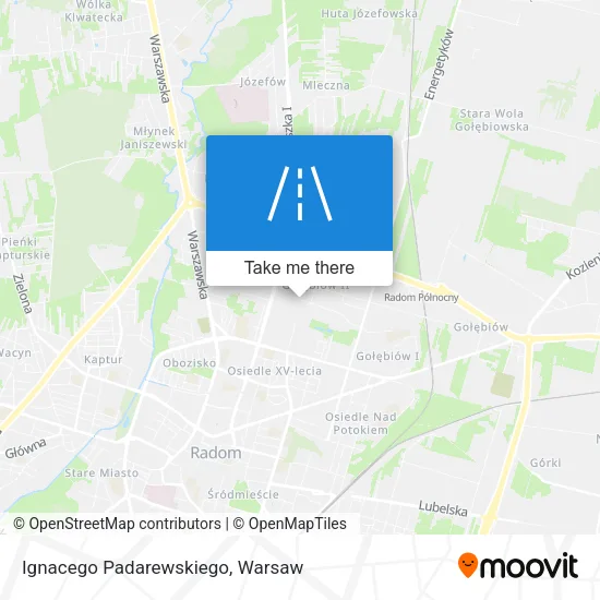 Карта Ignacego Padarewskiego