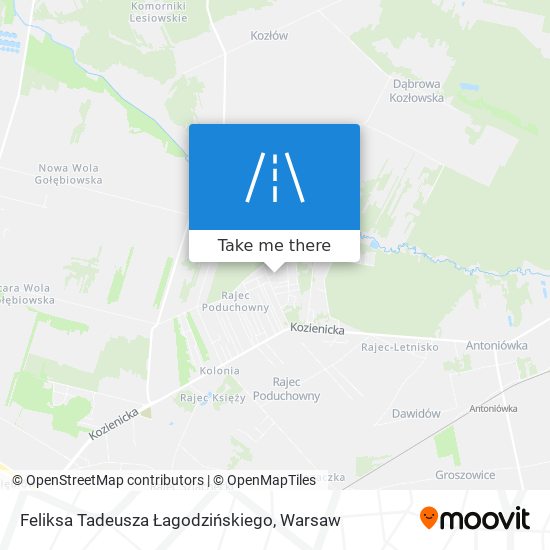 Feliksa Tadeusza Łagodzińskiego map