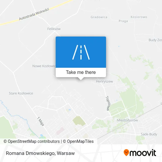 Карта Romana Dmowskiego