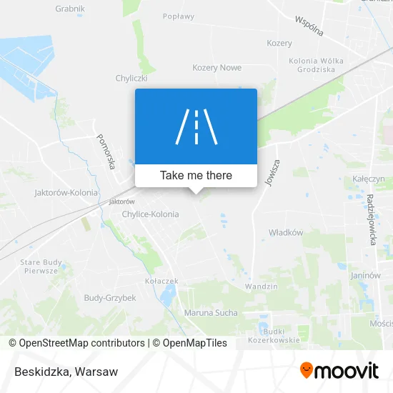 Карта Beskidzka