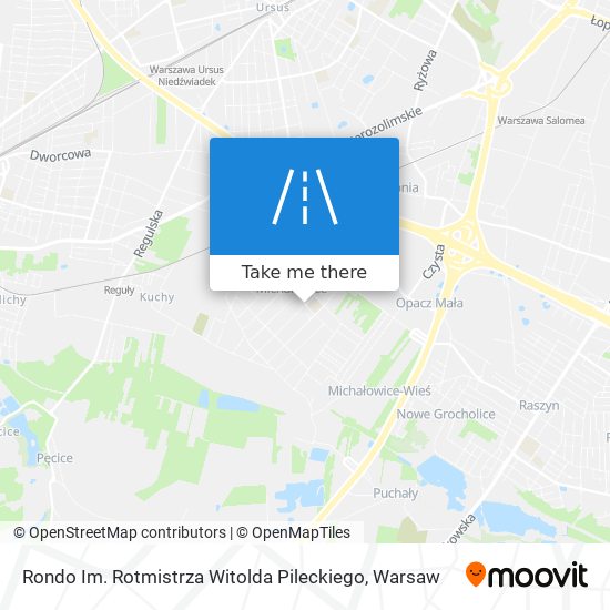 Rondo Im. Rotmistrza Witolda Pileckiego map