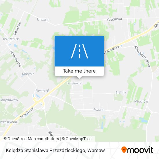 Księdza Stanisława Przeździeckiego map