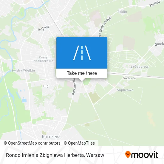 Карта Rondo Imienia Zbigniewa Herberta
