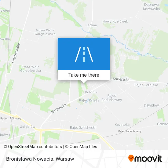 Карта Bronisława Nowacia
