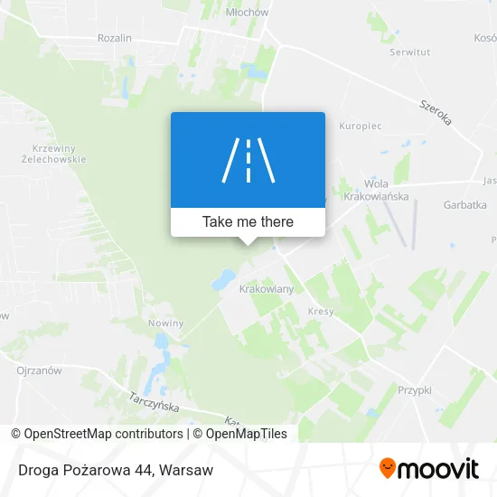Карта Droga Pożarowa 44