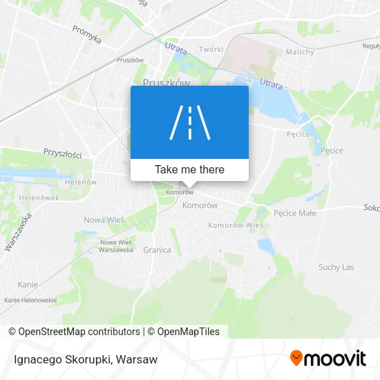 Карта Ignacego Skorupki