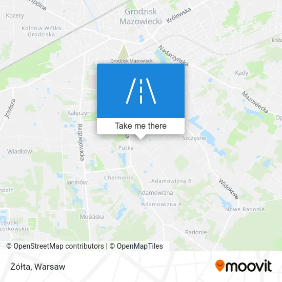 Карта Żółta