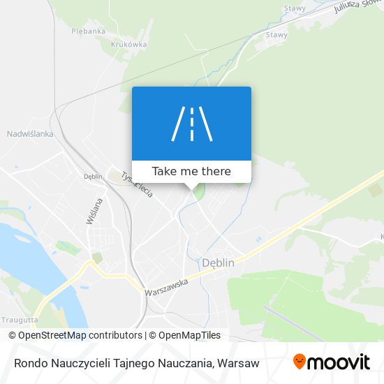 Rondo Nauczycieli Tajnego Nauczania map