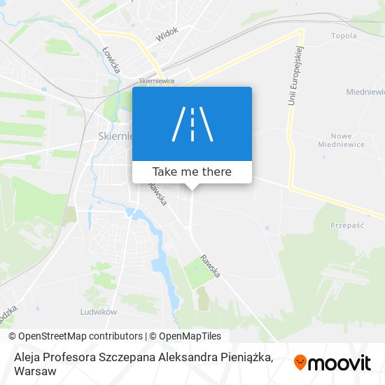 Aleja Profesora Szczepana Aleksandra Pieniążka map