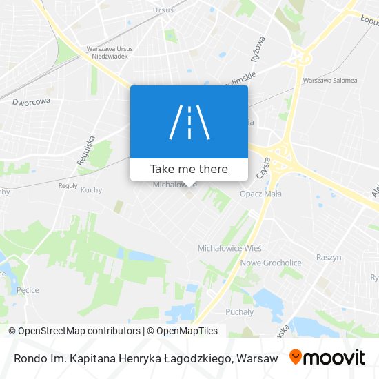 Rondo Im. Kapitana Henryka Łagodzkiego map