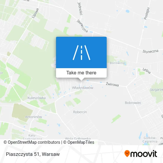 Карта Piaszczysta 51
