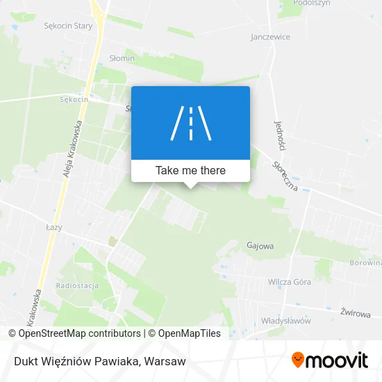 Карта Dukt Więźniów Pawiaka
