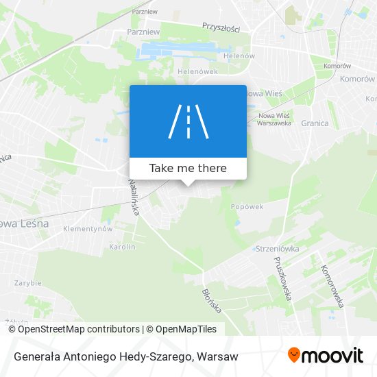 Generała Antoniego Hedy-Szarego map