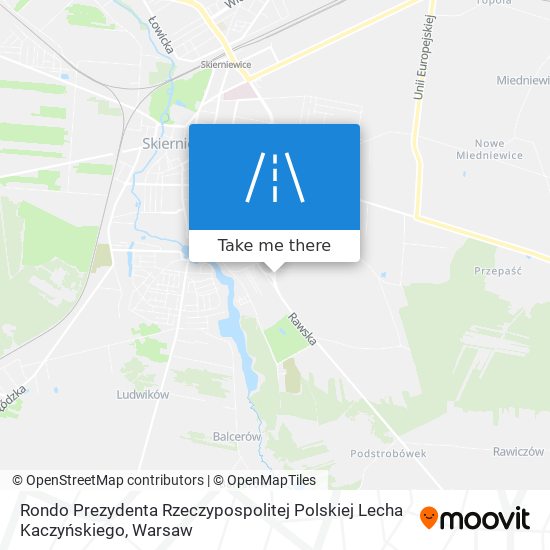 Rondo Prezydenta Rzeczypospolitej Polskiej Lecha Kaczyńskiego map