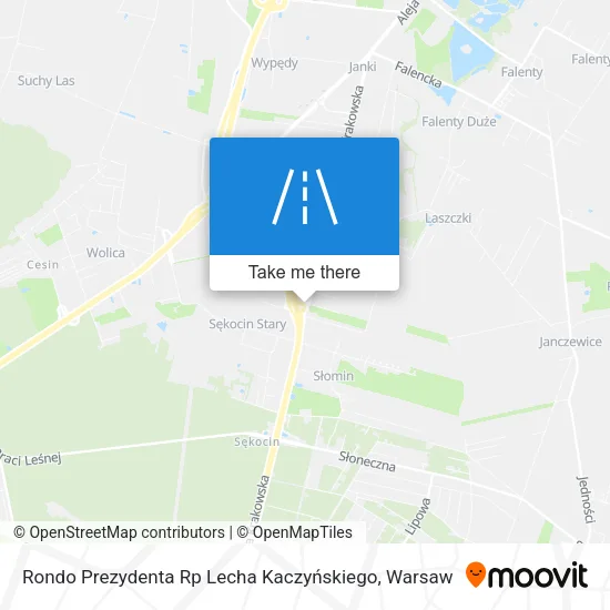 Карта Rondo Prezydenta Rp Lecha Kaczyńskiego