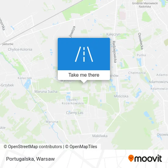 Карта Portugalska