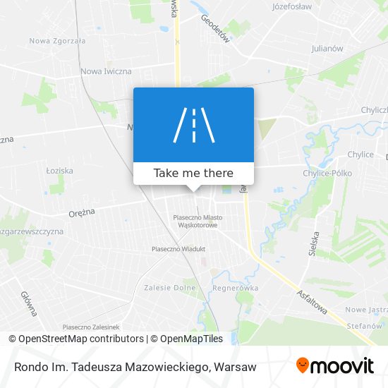 Rondo Im. Tadeusza Mazowieckiego map