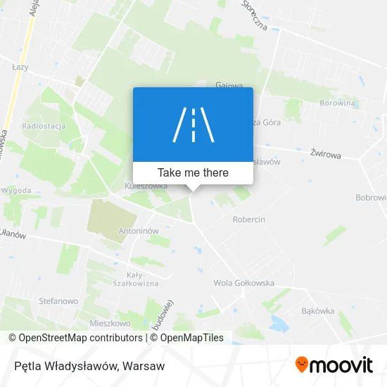 Карта Pętla Władysławów