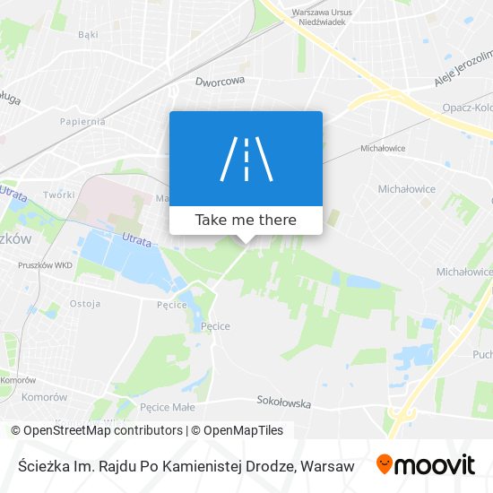 Ścieżka Im. Rajdu Po Kamienistej Drodze map